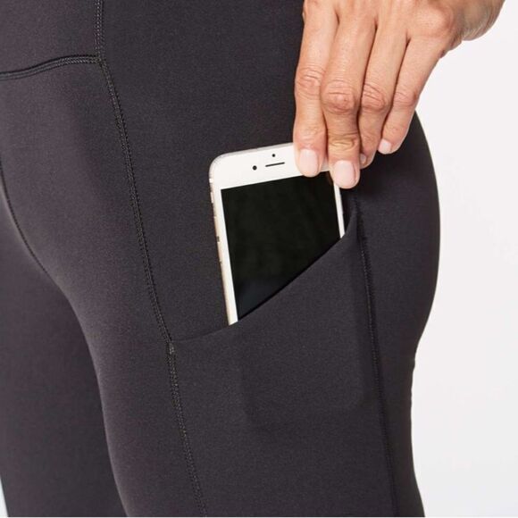 LULULEMON Speed Up Crop 21" Black Size 6 - Picture 9 of 14